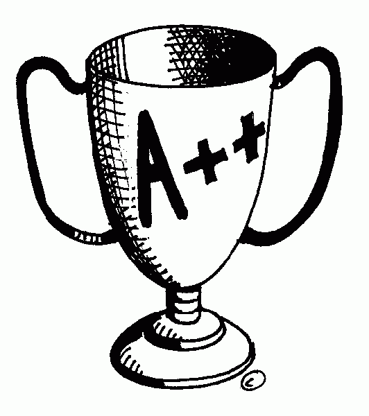 Image of a trophy labeled A++